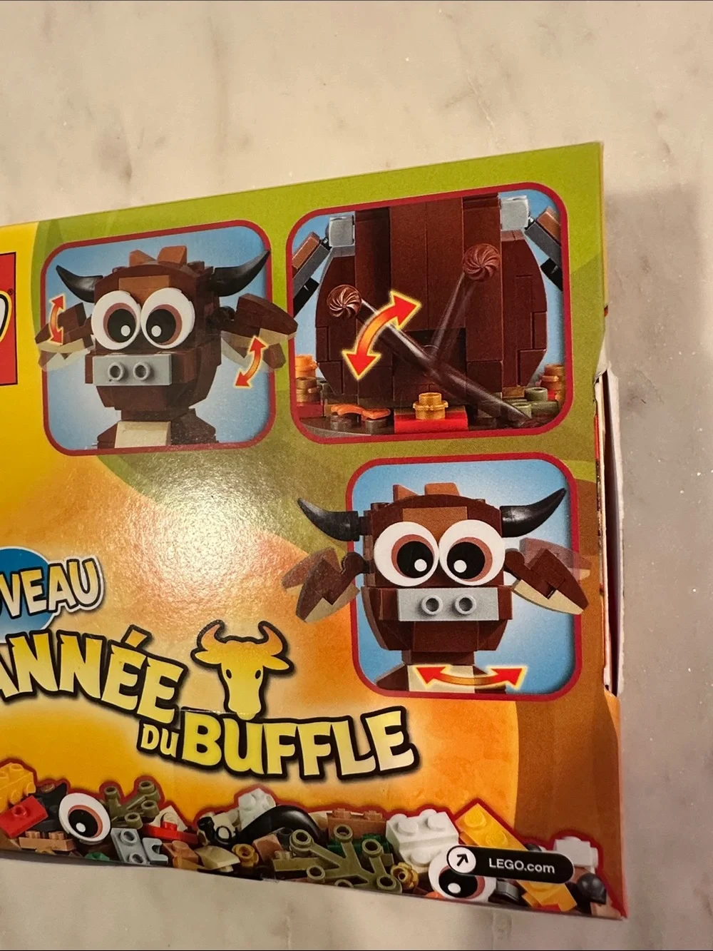 LEGO 40417 Brown Tan and Black New Year of the Ox Buildable Figure 168pcs New